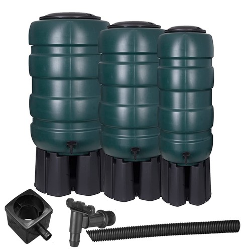Outdoor garden water butts - water,
