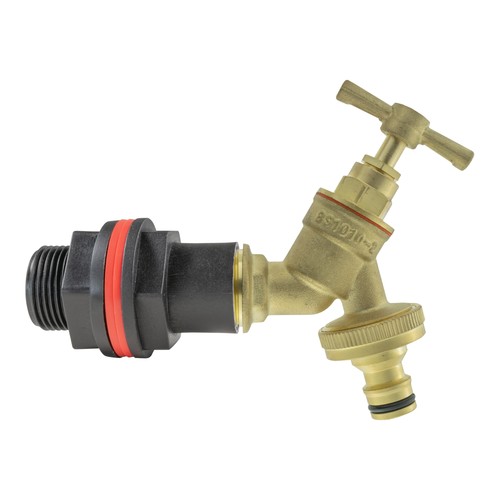 Water butt brass - tap, 3/4