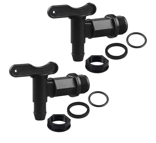 2pcs water butt tap - water,