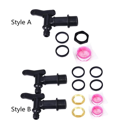 Water butt tap replacement kit - water,