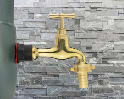 Premium polish brass - 1/2", tap