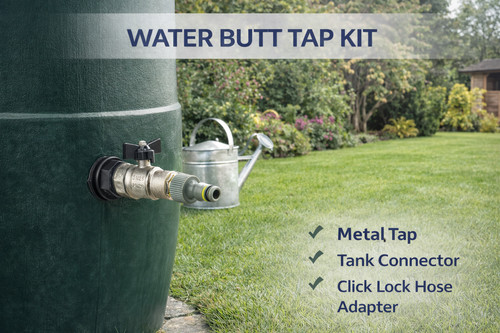 Water butt tap - water, kit