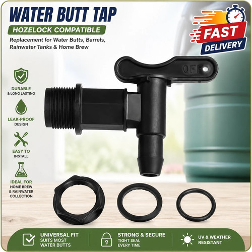 Water butt tap replacement - water,