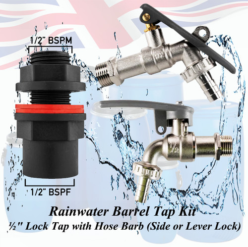 Rainwater barrel tap kit - rainwater,