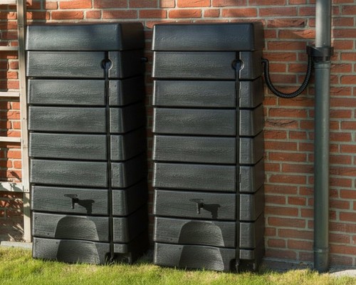 276 litre black wall tank - 276,