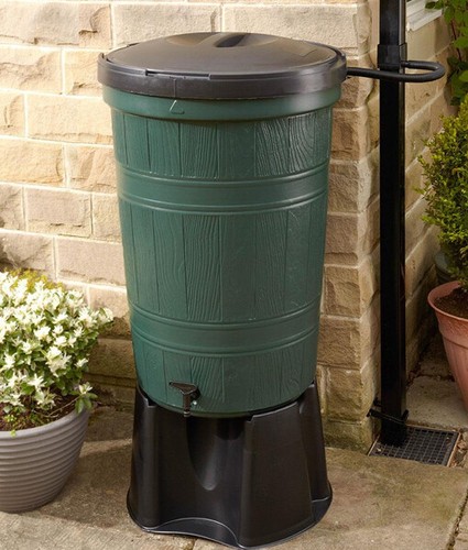 200l cloudburst water butt kit - water,